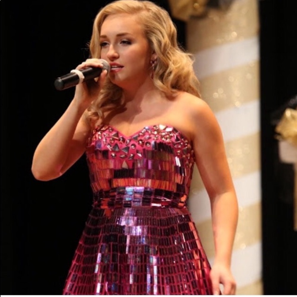 Fuchsia Party Time pageant or Prom gown!